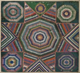 Stern von Bethlehem Quilt, ca. 1850
